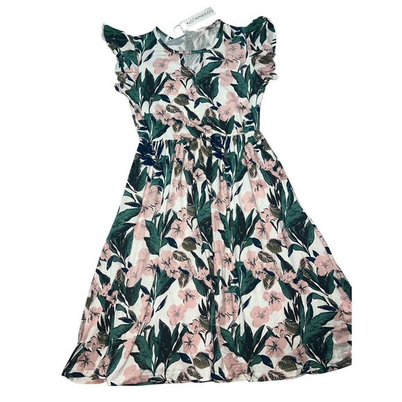 Wneedu Dresses & Skirts - 156.- Summer dress woman's small NWT, floral w/ pockets